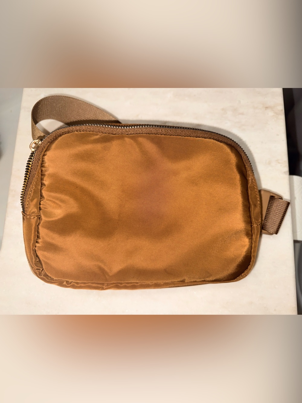 Compact Crossbody Bag - Brown